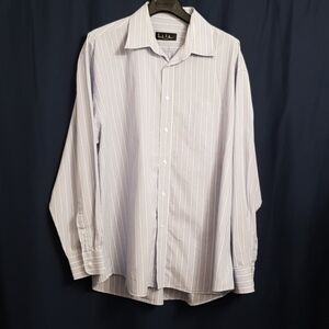 Nicole Miller men's 17 1/2, 34-35 button down